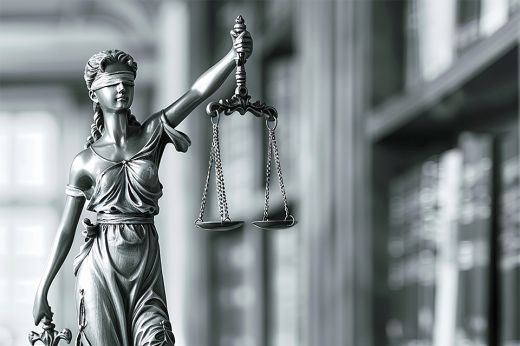 Foto: Statue von Justitia